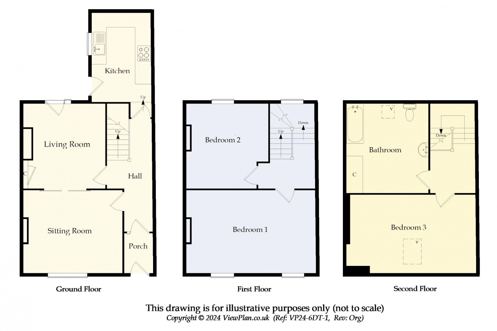 Floorplan for High Street, Penarth