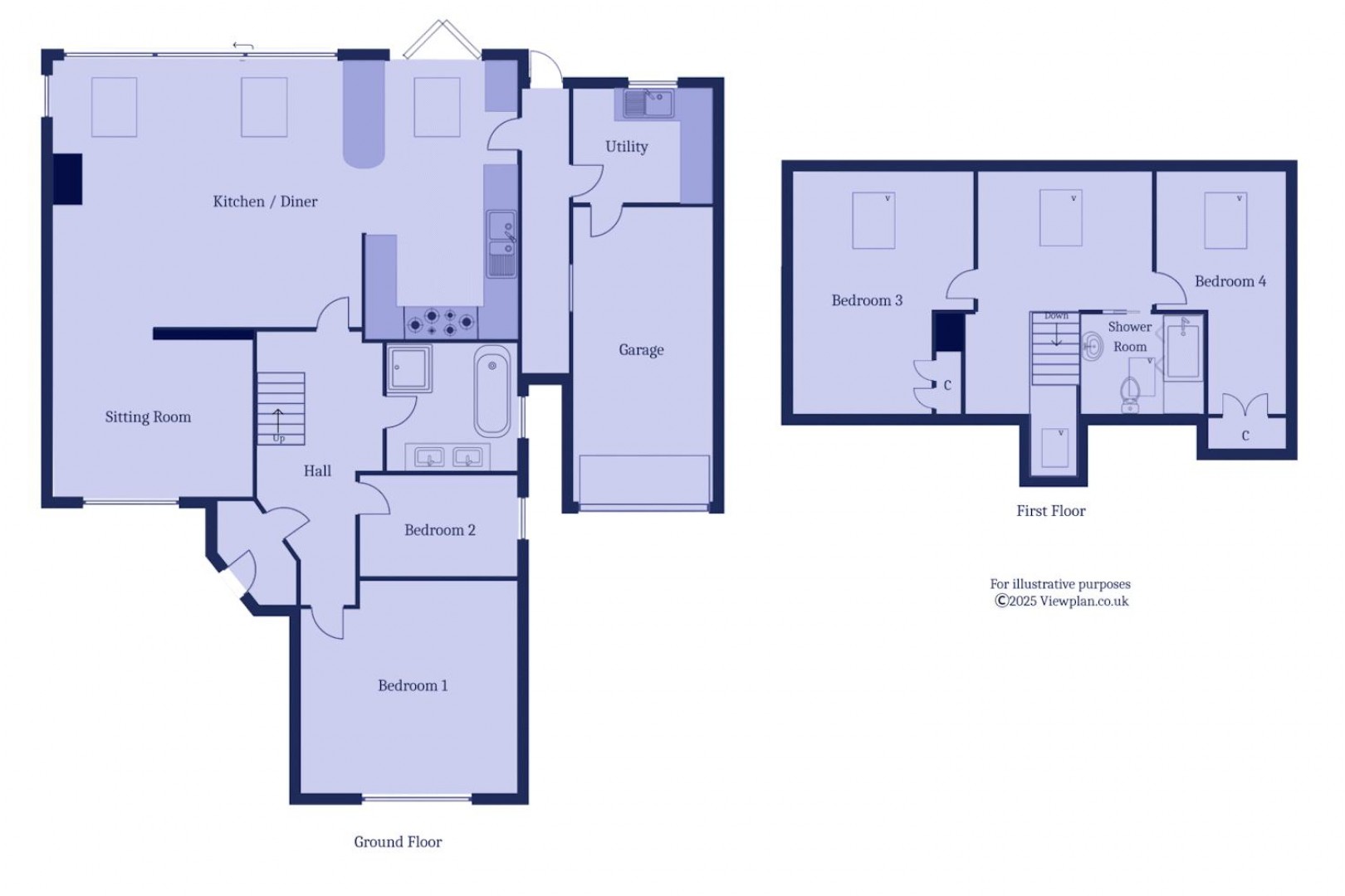 Floorplan for Caynham Avenue, Penarth