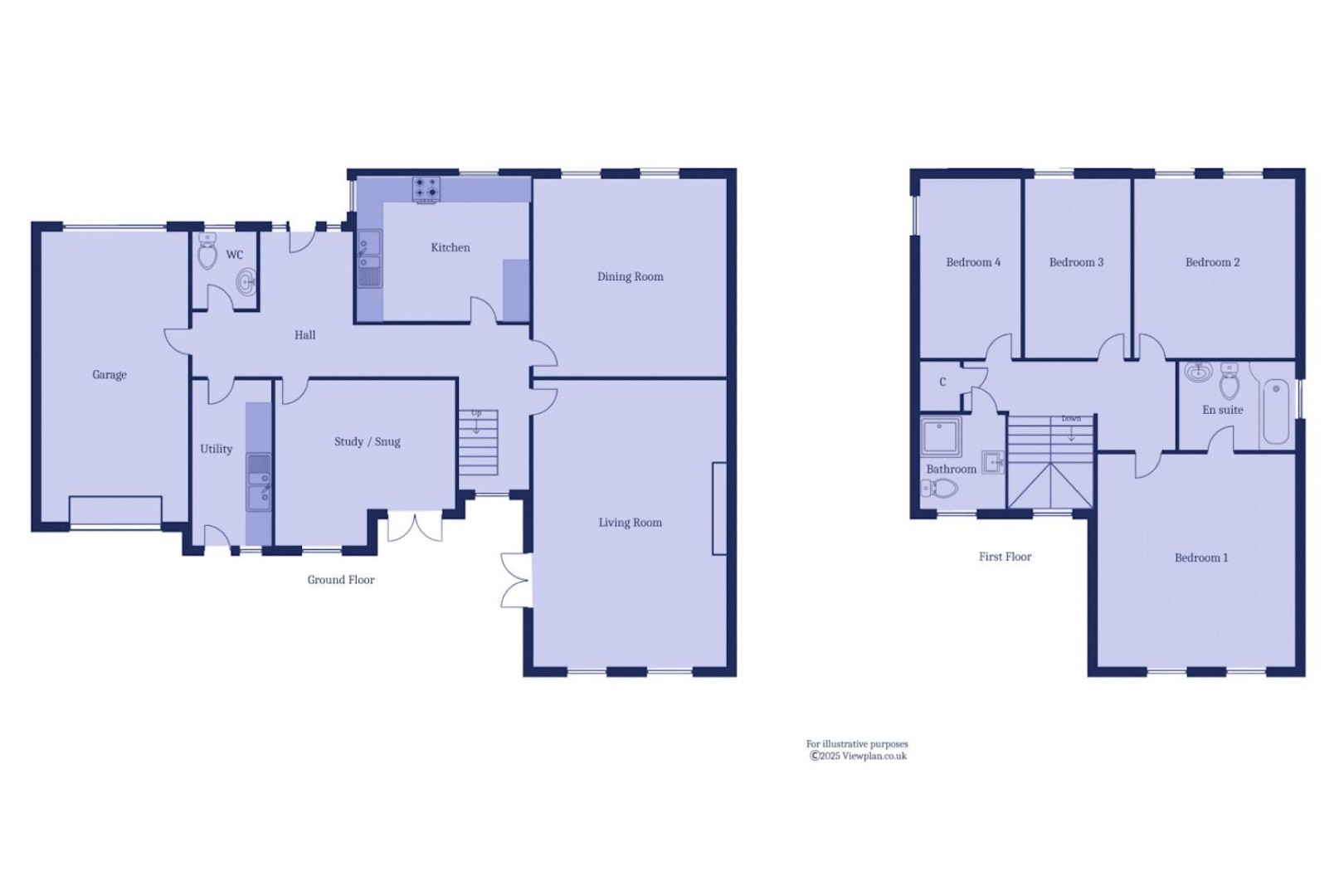 Floorplan for Clive Place, Penarth