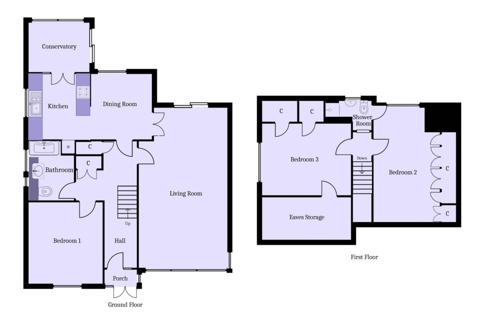 Floorplan for Minehead Avenue, Sully
