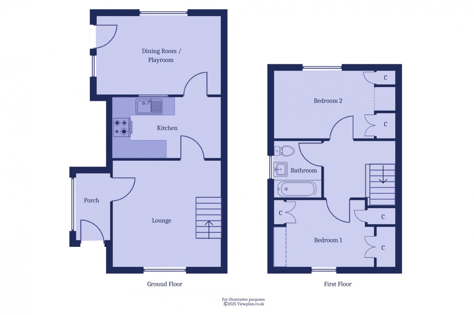 Floorplan for Penyturnpike View, Penarth