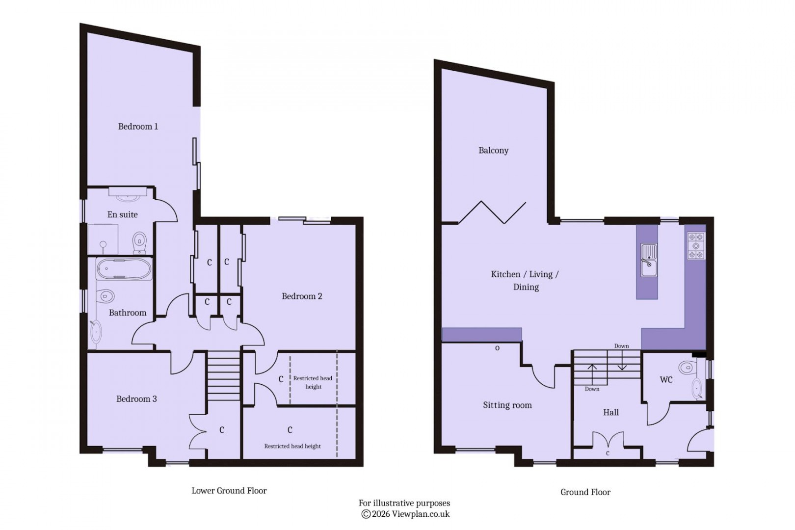 Floorplan for Station Mews, Penarth