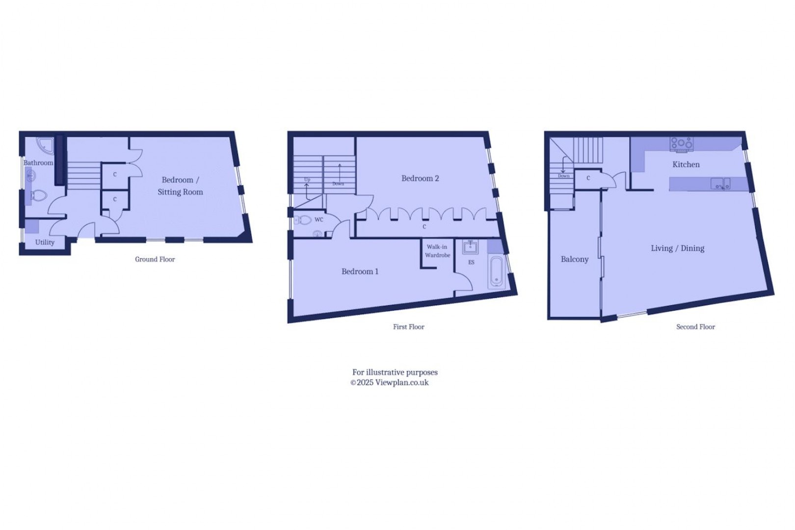 Floorplan for Beach Lane, Penarth