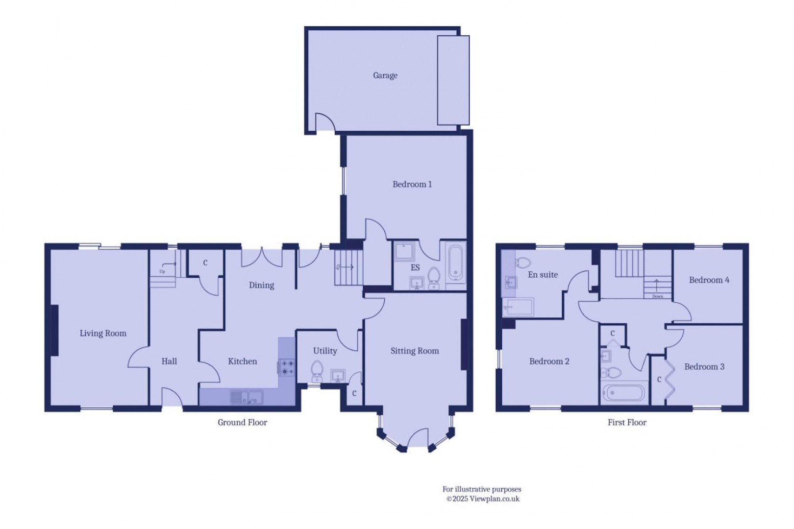 Floorplan for Holmesdale Place, Penarth