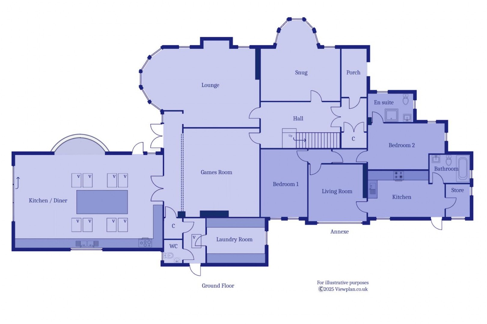 Floorplan for Victoria Road, Penarth