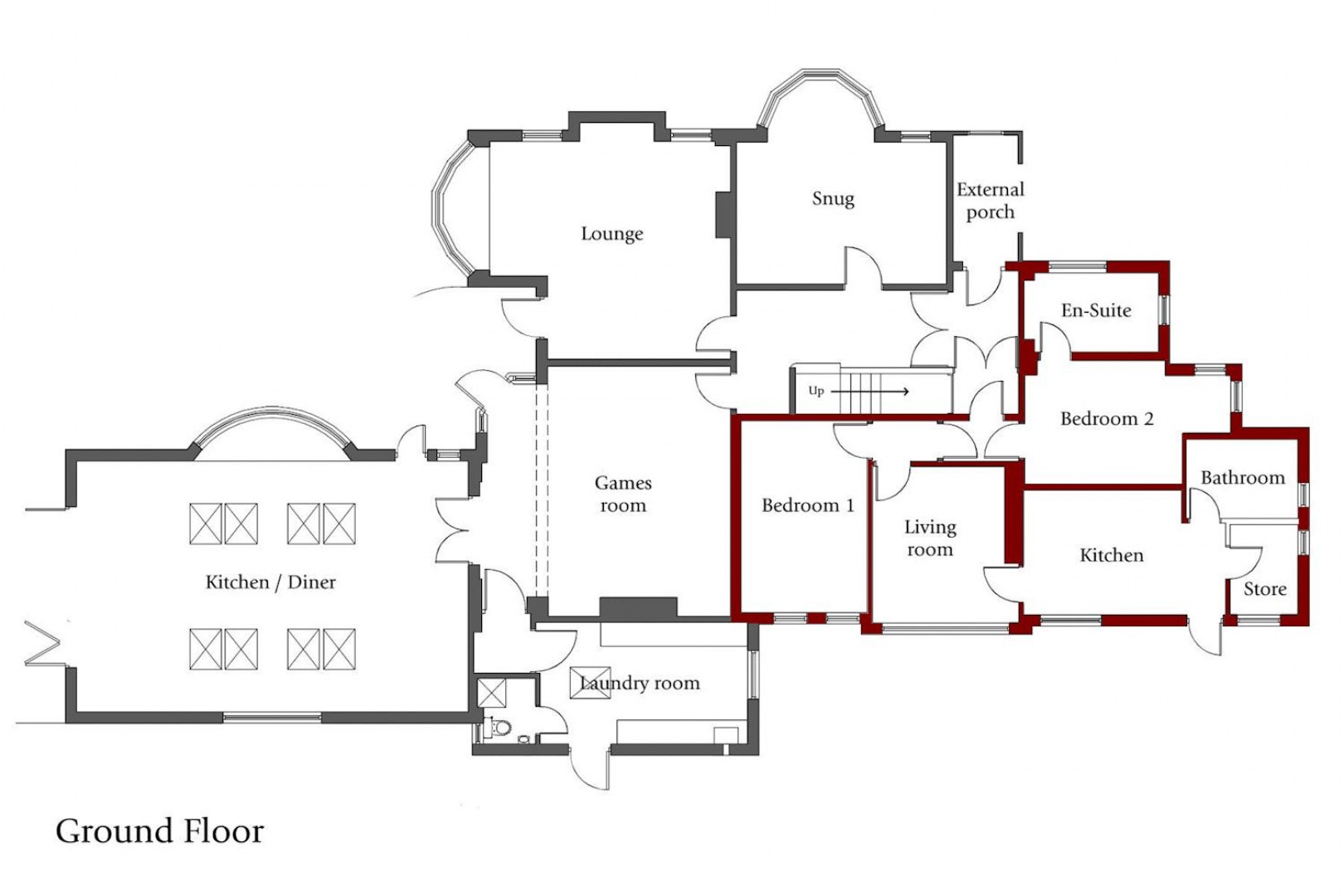 Floorplan for Victoria Road, Penarth