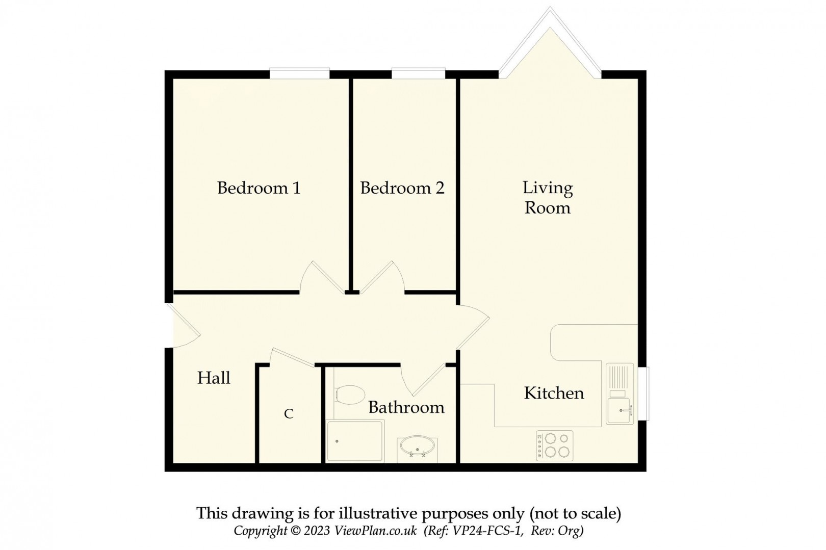 Floorplan for Penarth House, Stanwell Road, Penarth