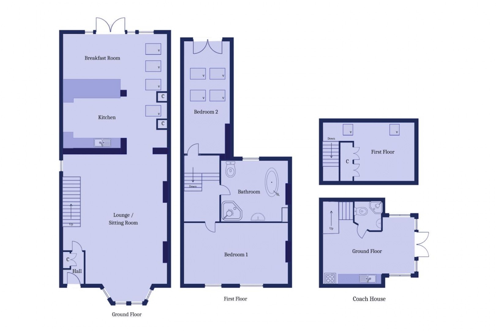 Floorplan for Sully Terrace, Penarth