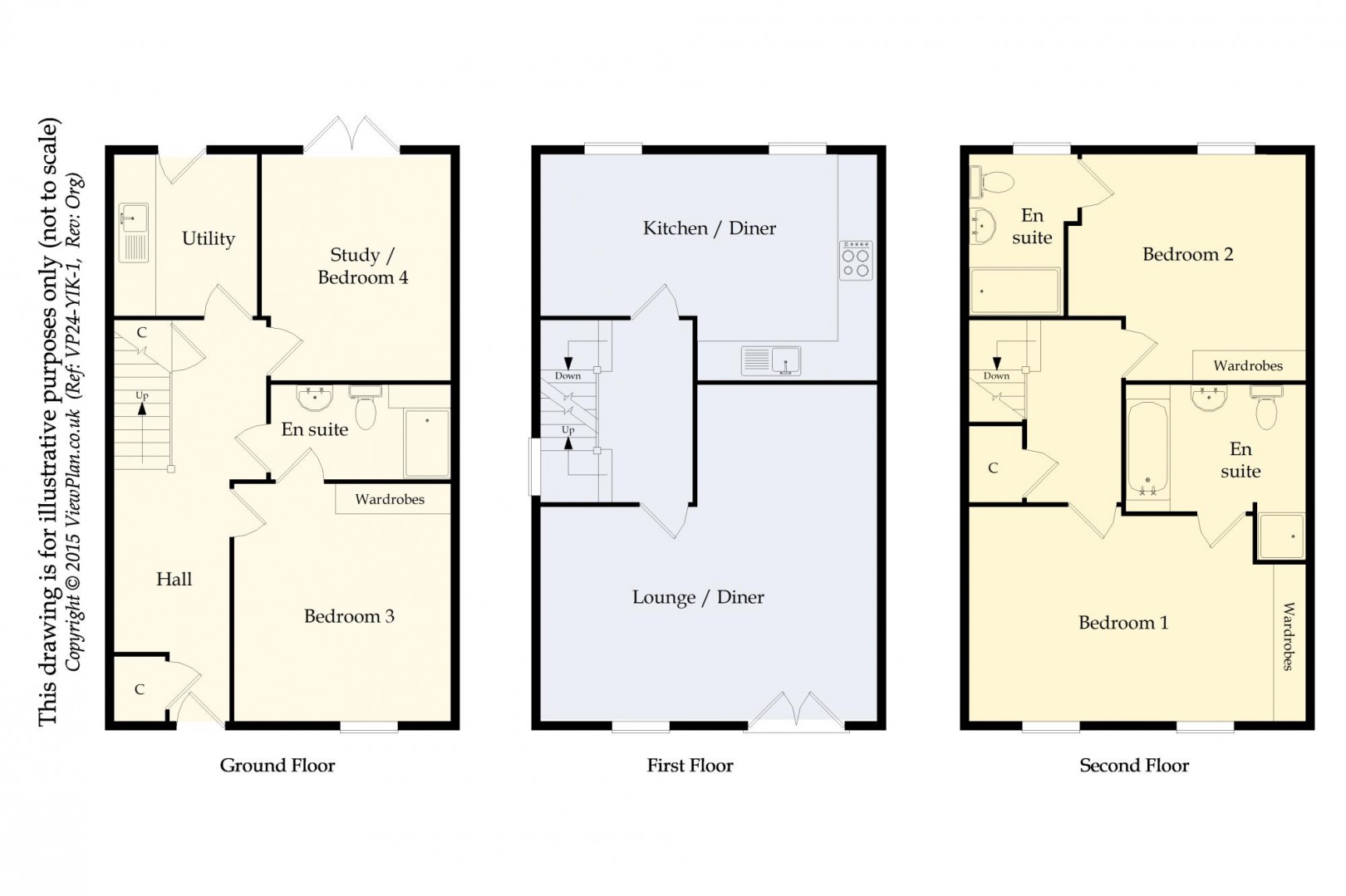 Floorplan for Cae Canol, Penarth