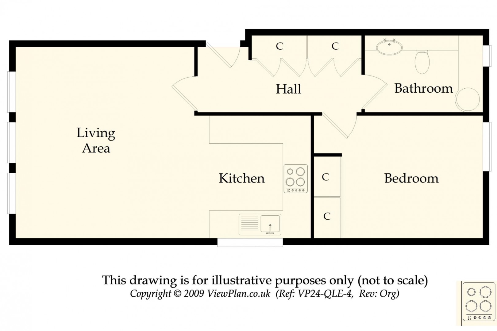 Floorplan for Victoria Road, Penarth