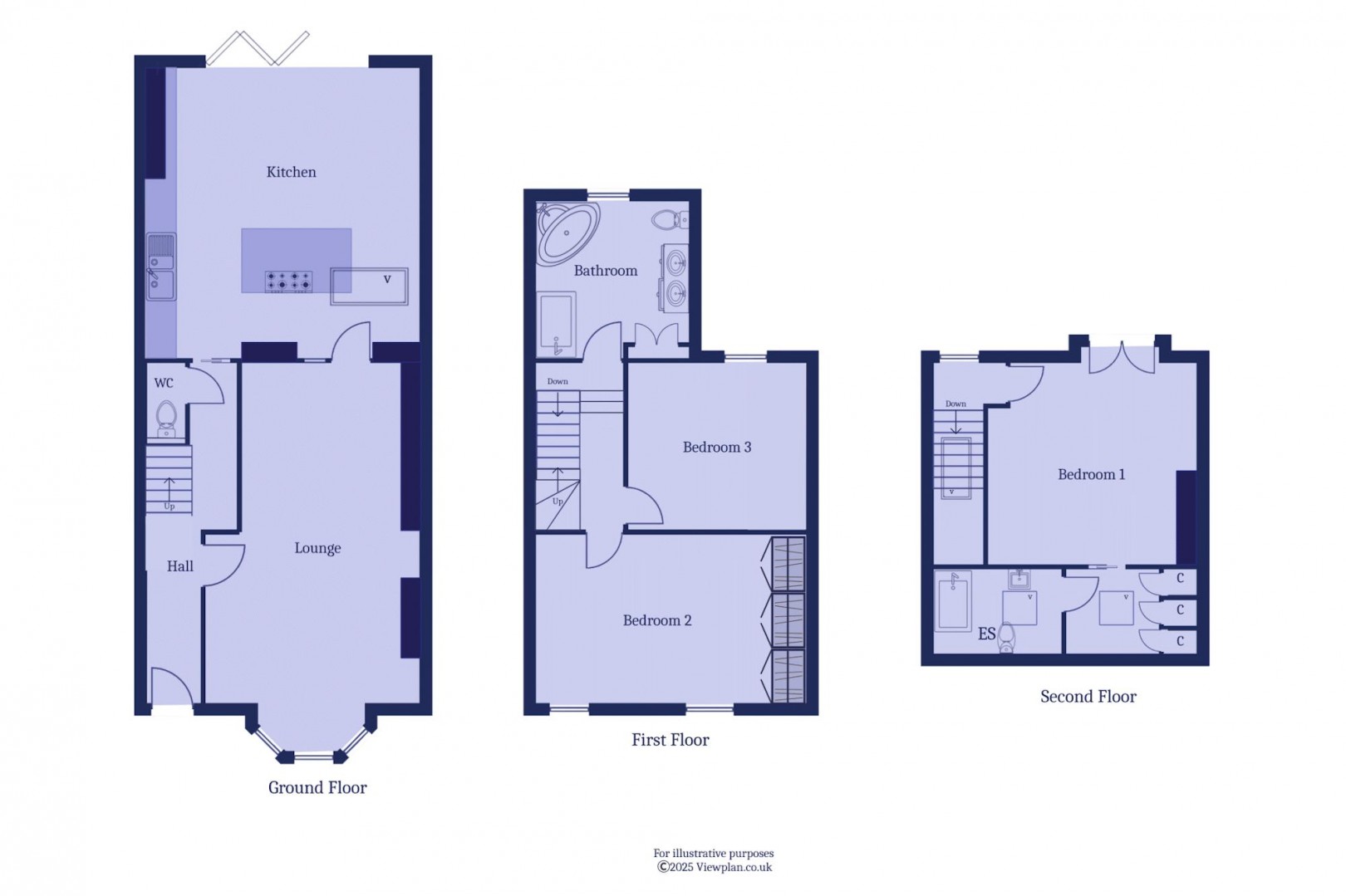 Floorplan for Plassey Street, Penarth