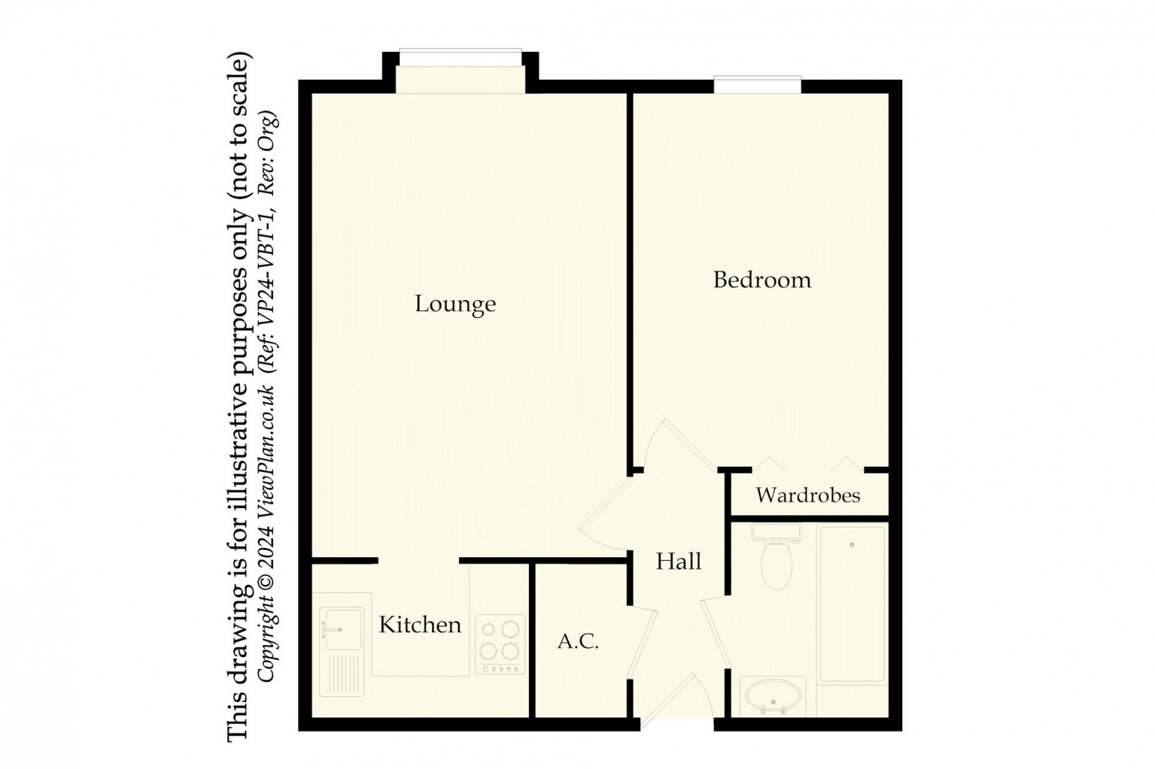 Floorplan for Bradford Place, Penarth