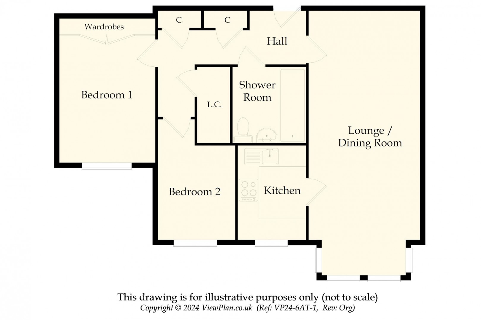 Floorplan for Stanwell Road, Penarth