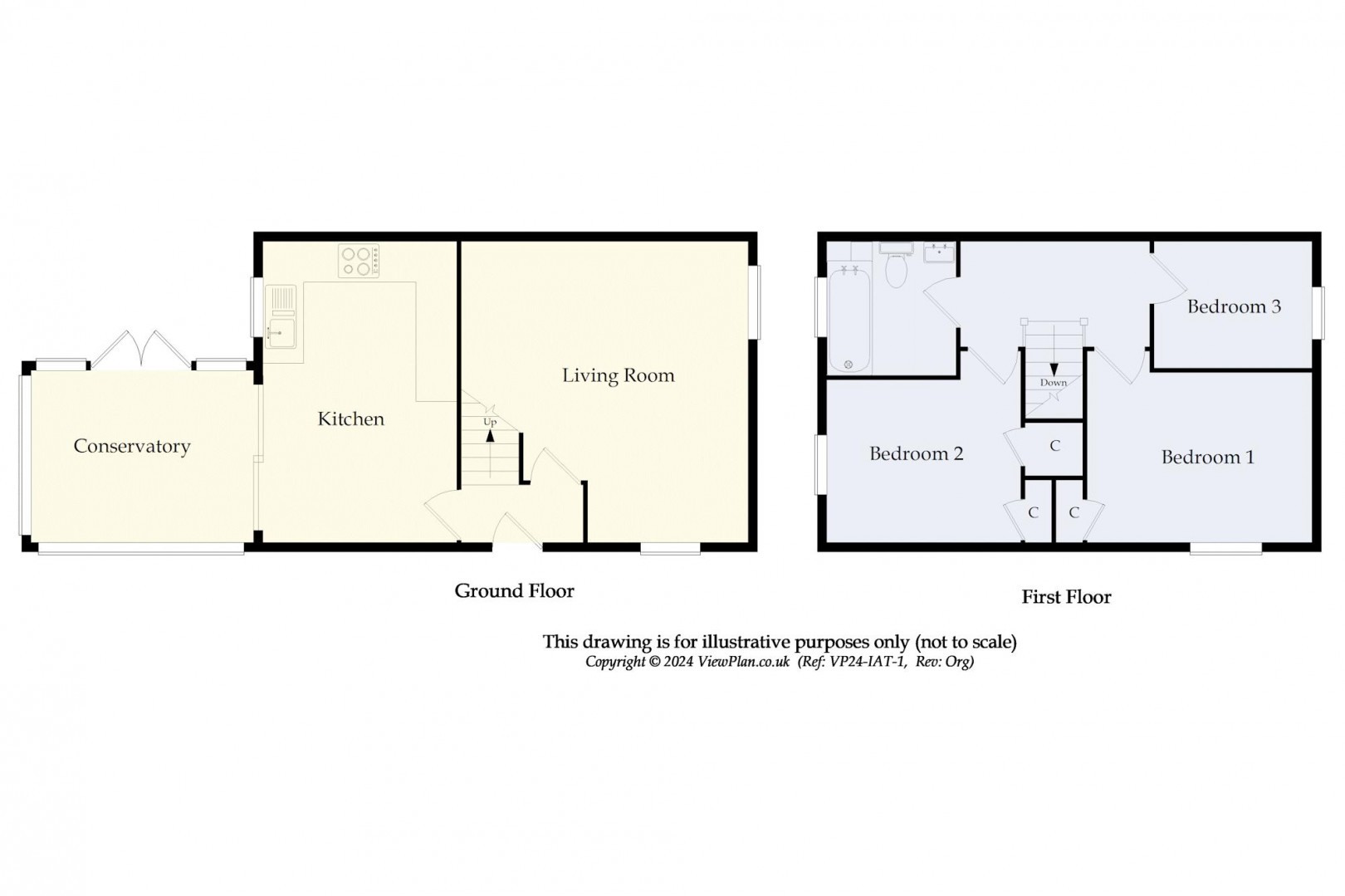 Floorplan for Brockhill Way, Penarth