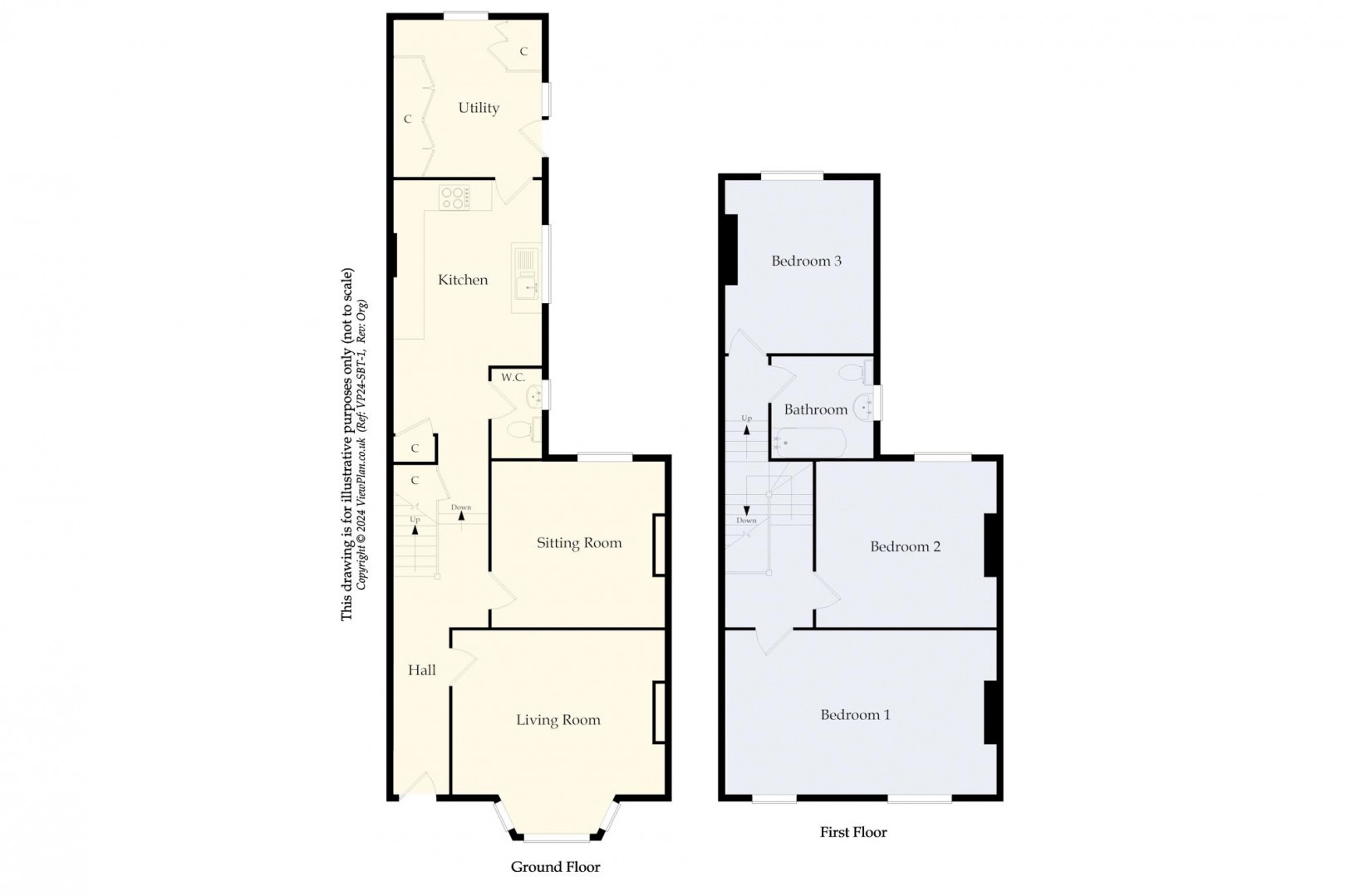 Floorplan for Station Road, Penarth