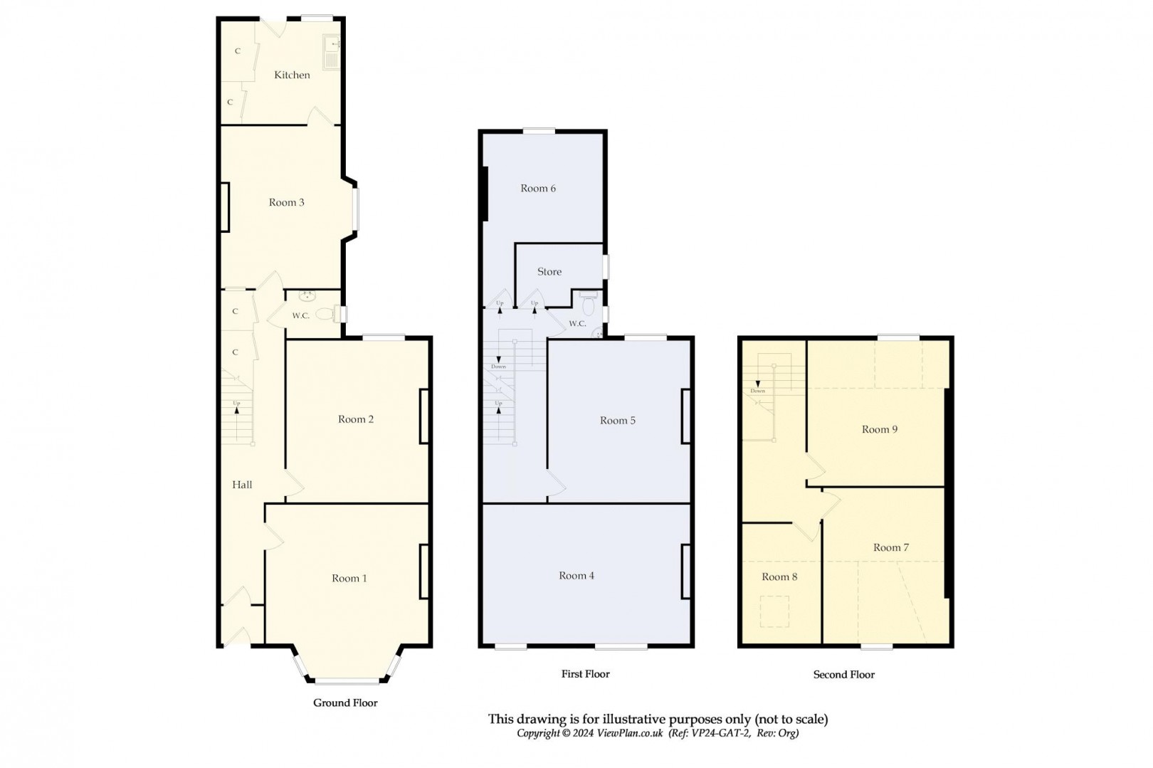 Floorplan for Herbert Terrace, Penarth