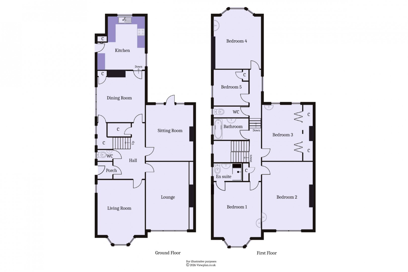 Floorplan for Archer Road, Penarth