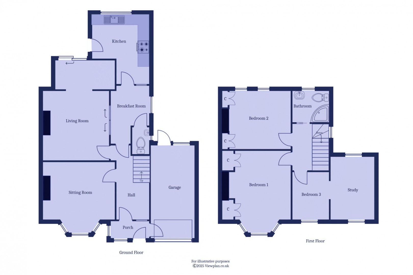 Floorplan for Hastings Place, Penarth