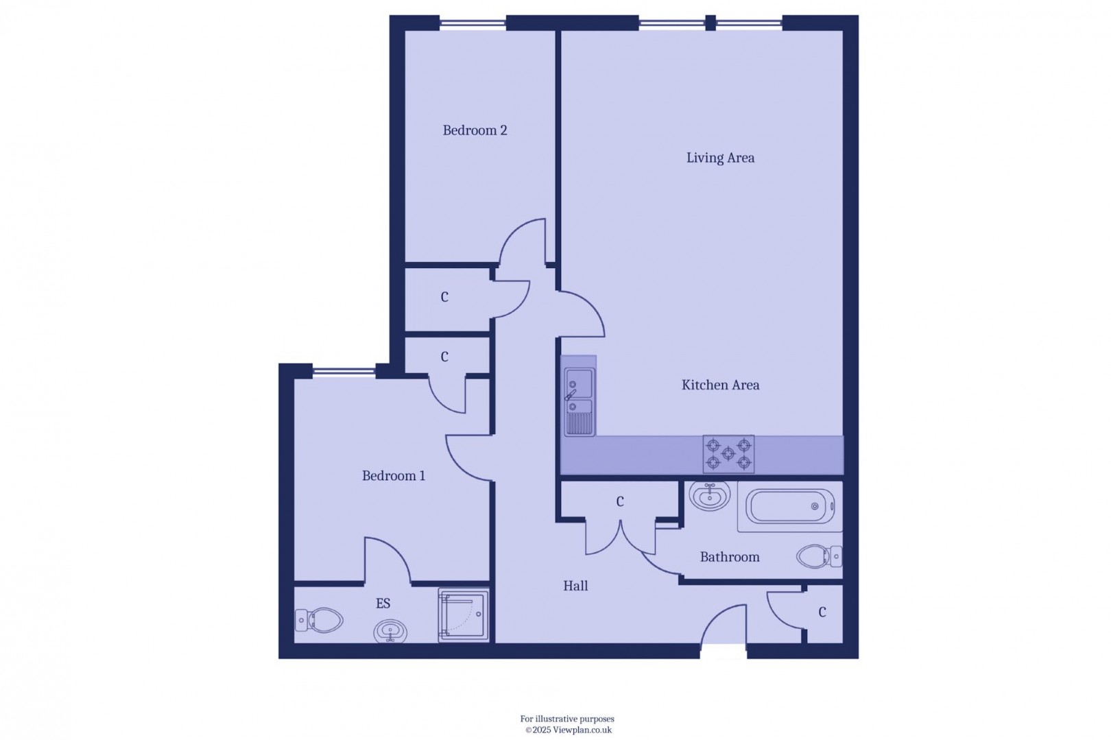 Floorplan for Station Court, Station Road, Dinas Powys