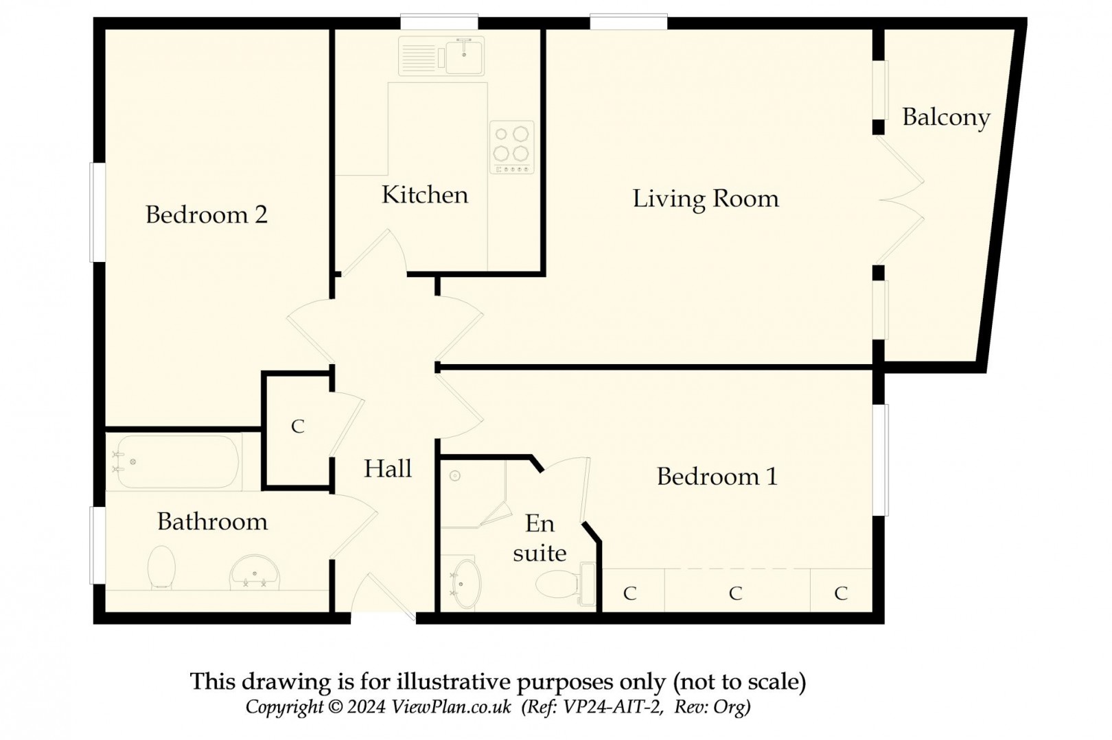 Floorplan for Ty Charlotte, Marconi Avenue, Penarth Marina