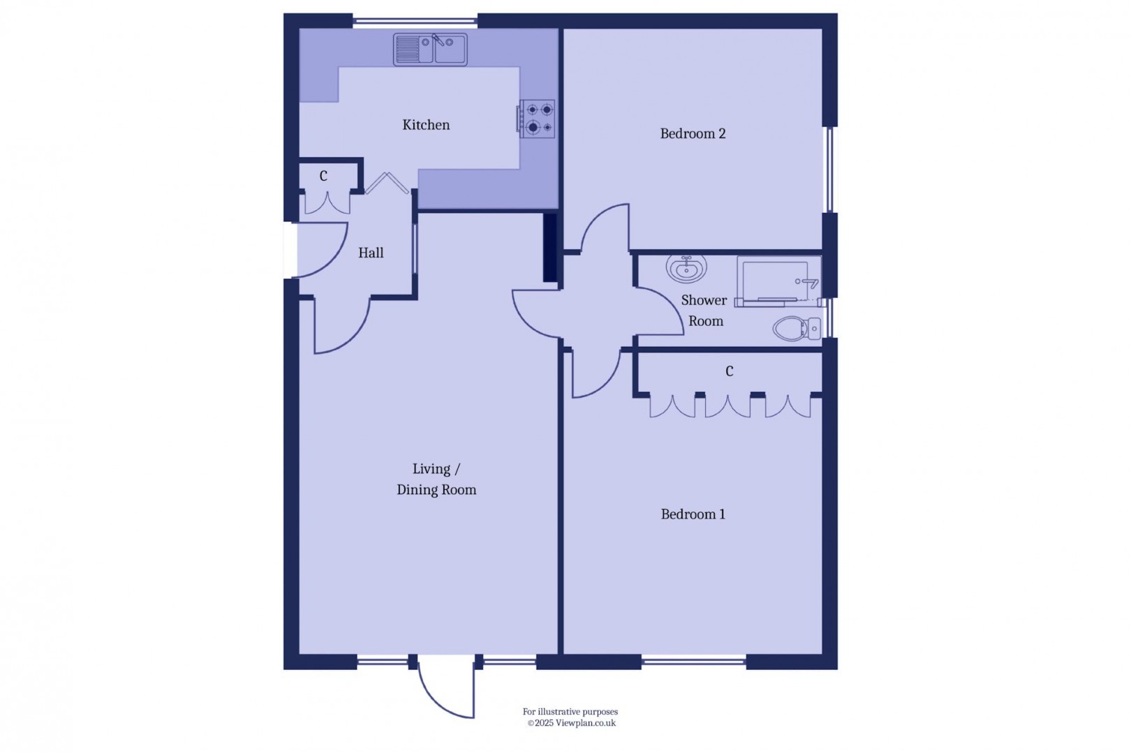Floorplan for St Donats House, Kymin Road, Penarth