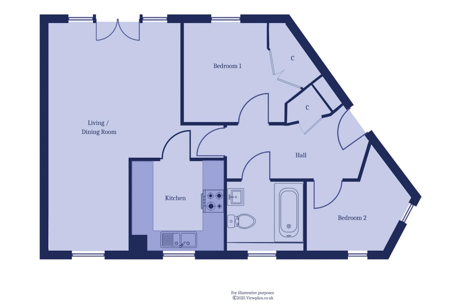 Floorplan for Heol Tre Forys, Penarth