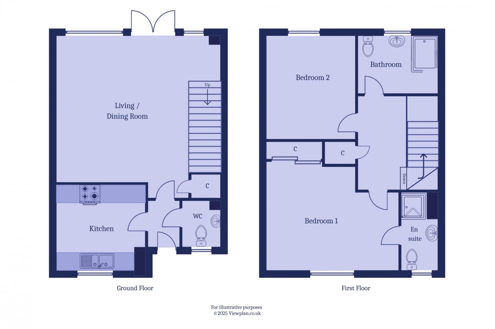 Floorplan for St. Josephs Mews, Penarth