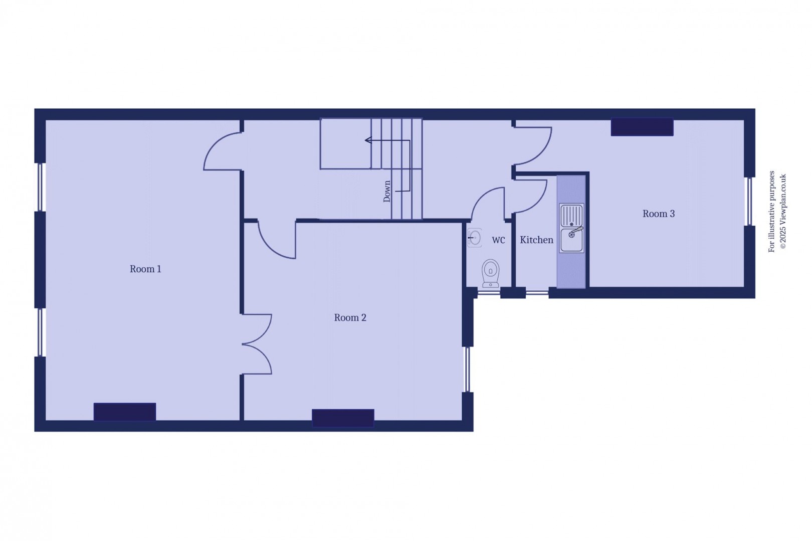 Floorplan for Herbert Terrace, Penarth