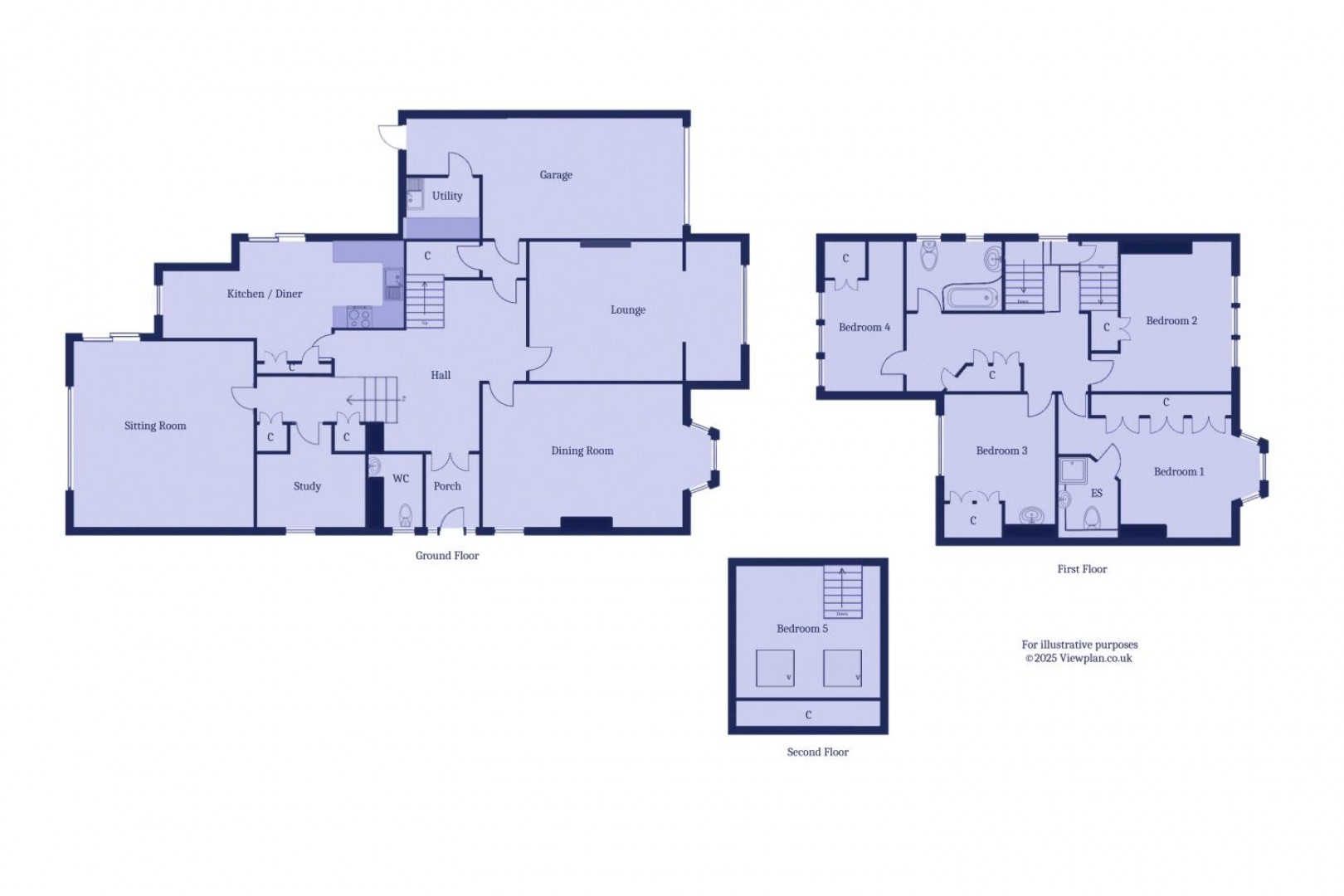 Floorplan for Clinton Road, Penarth