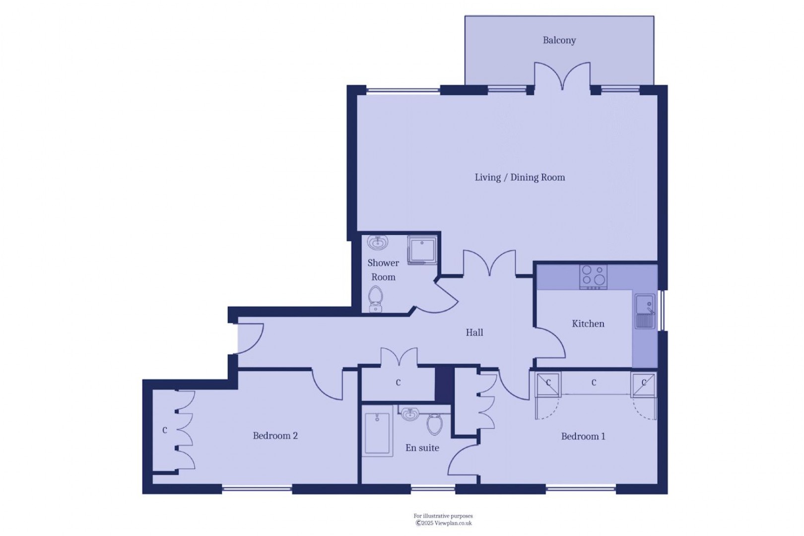 Floorplan for Ty Gwendollen, Marconi Avenue, Penarth
