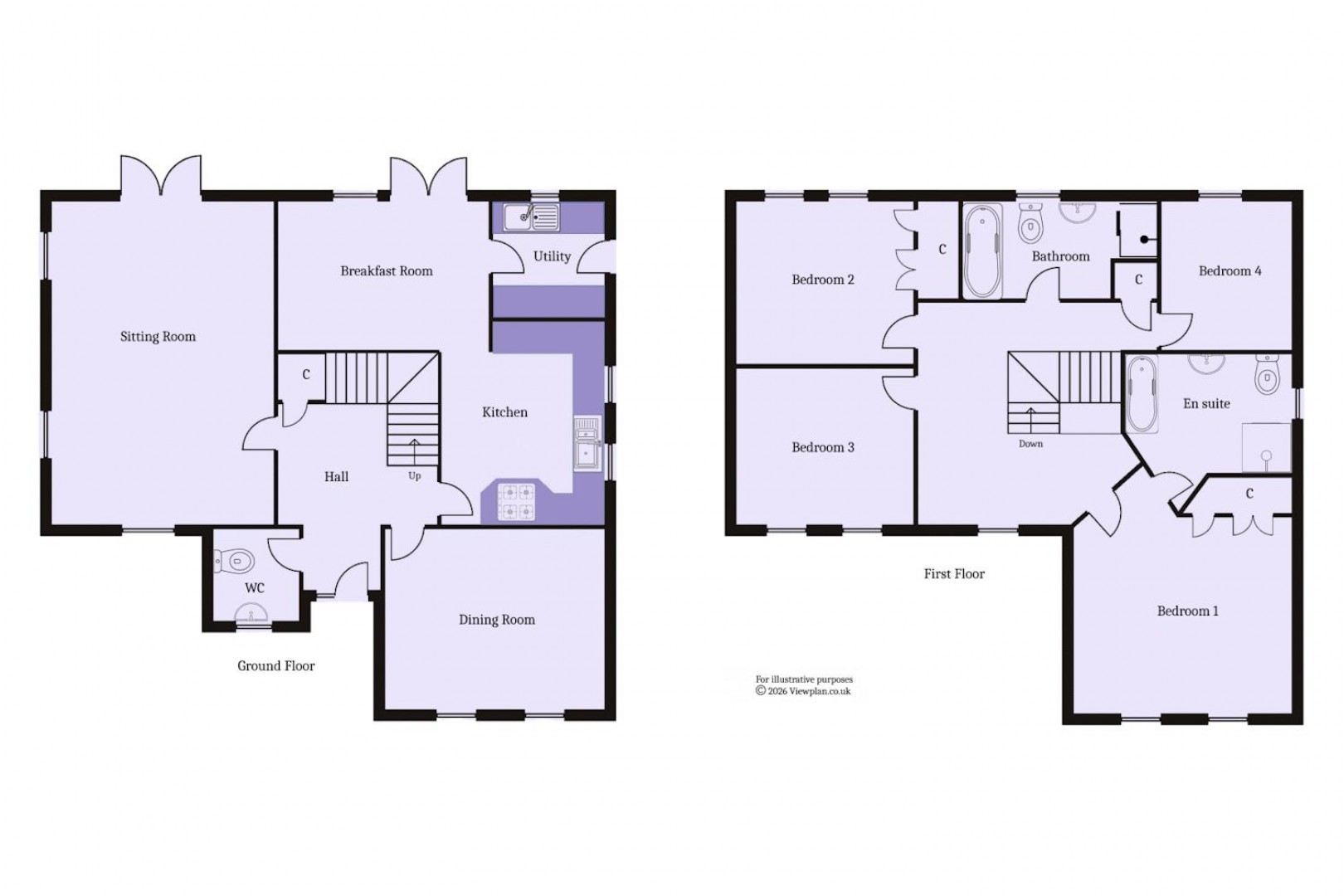 Floorplan for Cwrt St Cyres, Penarth
