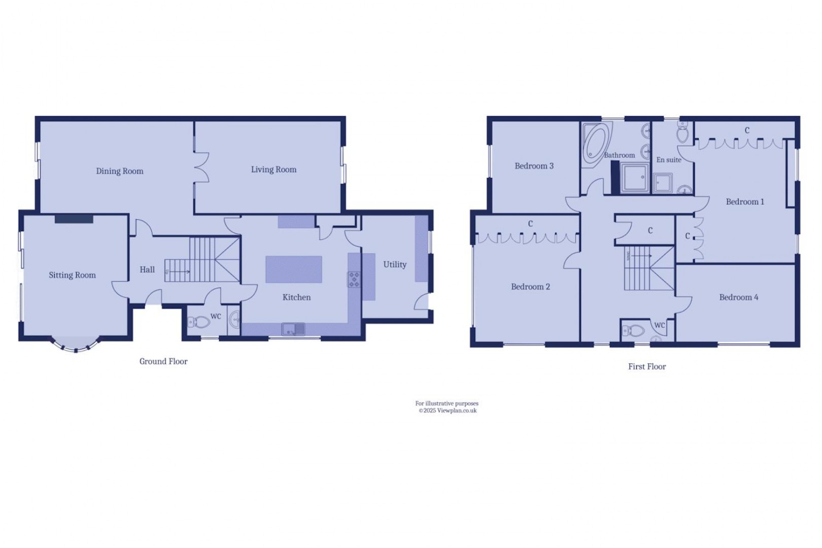 Floorplan for Swanbridge Road, Sully