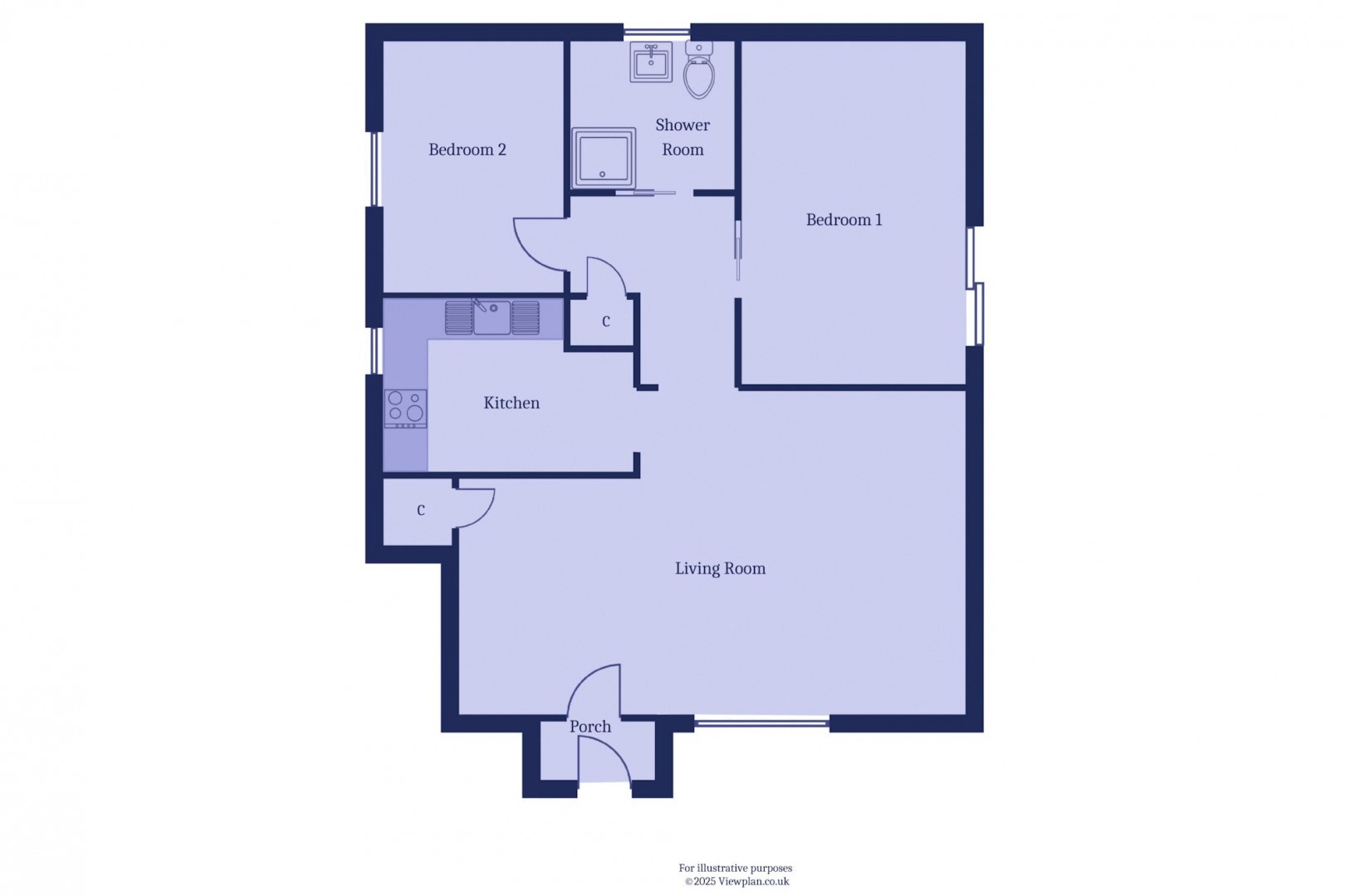 Floorplan for Cornerswell Place, Penarth