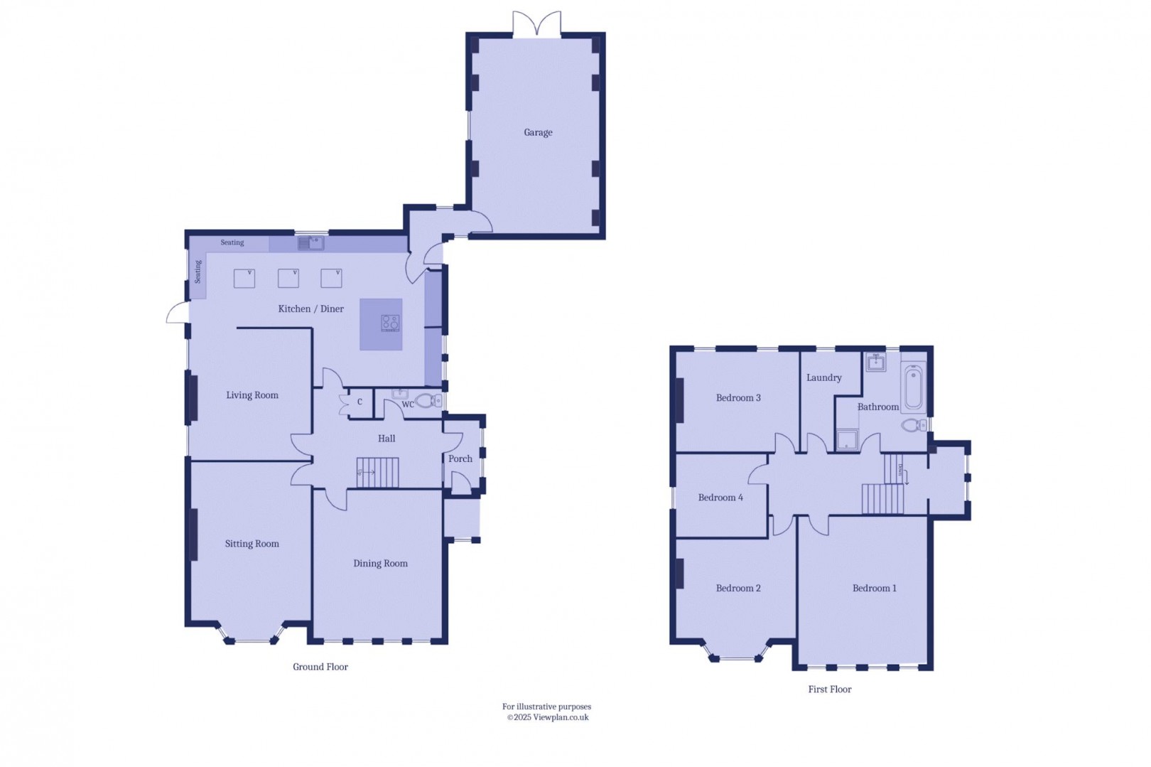 Floorplan for Westbourne Road, Penarth