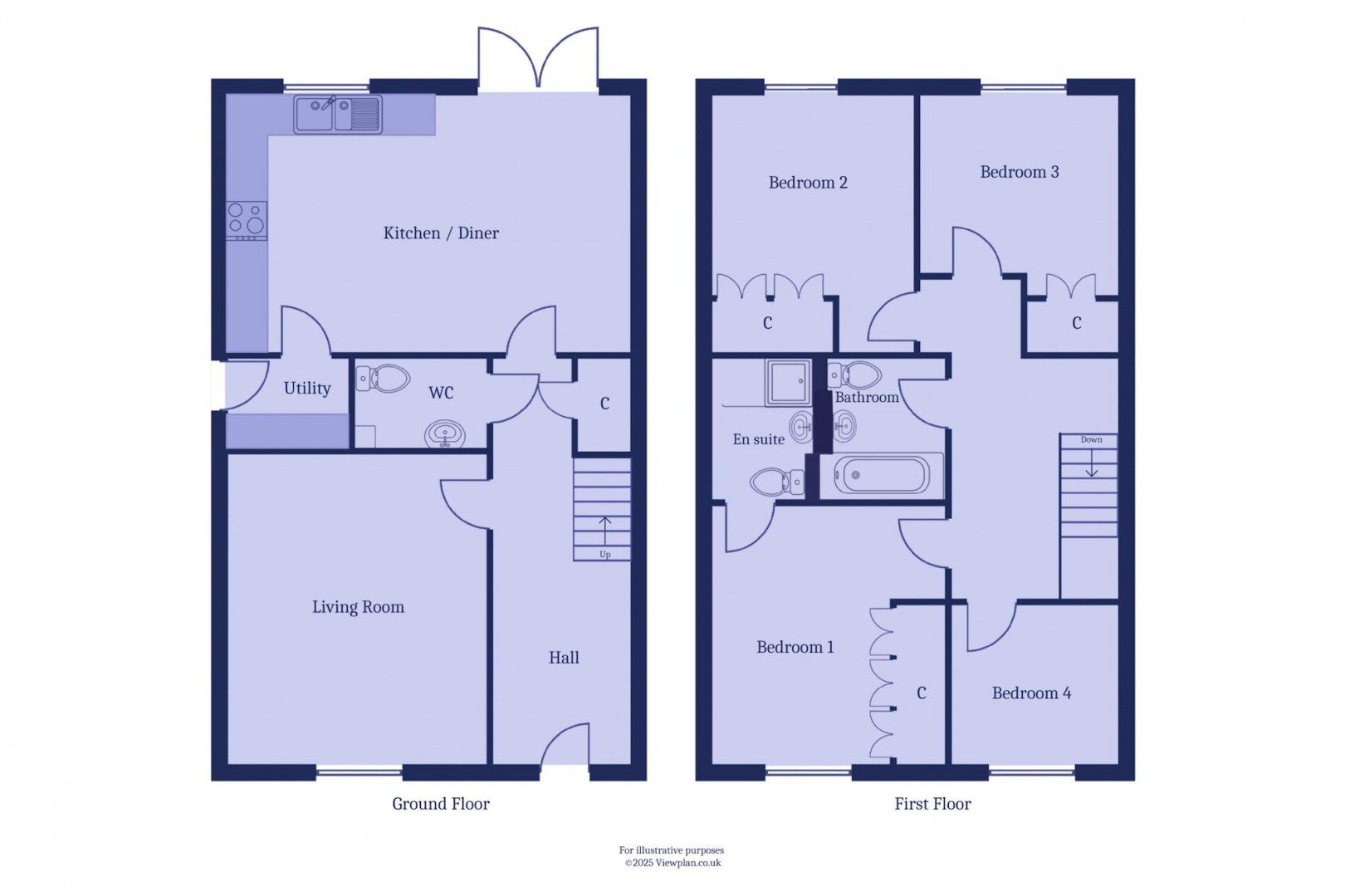 Floorplan for Castle Wood Road, Sully
