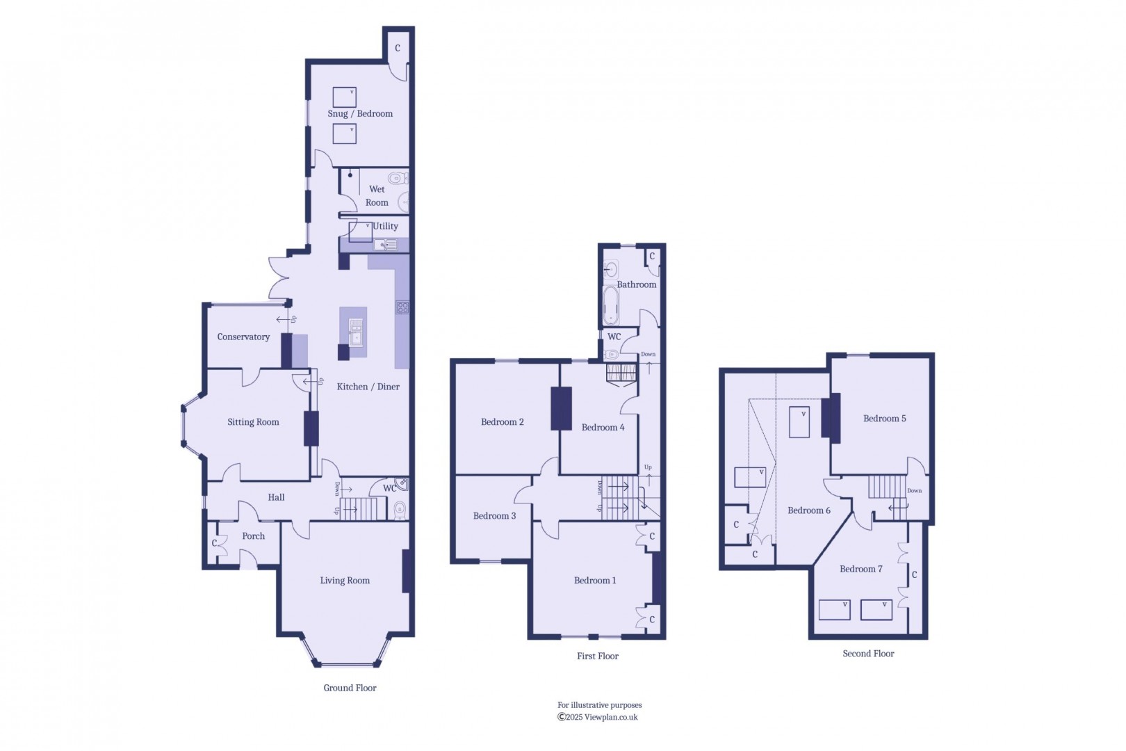 Floorplan for Westbourne Road, Penarth