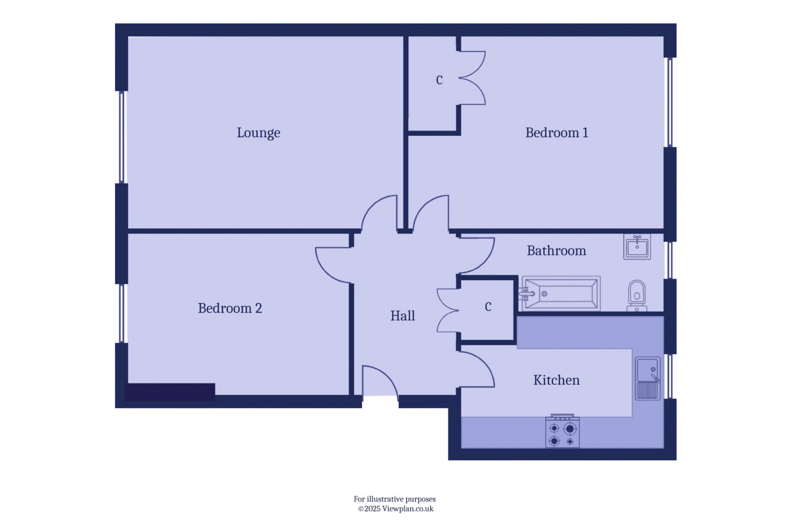 Floorplan for Bridge Street, Penarth