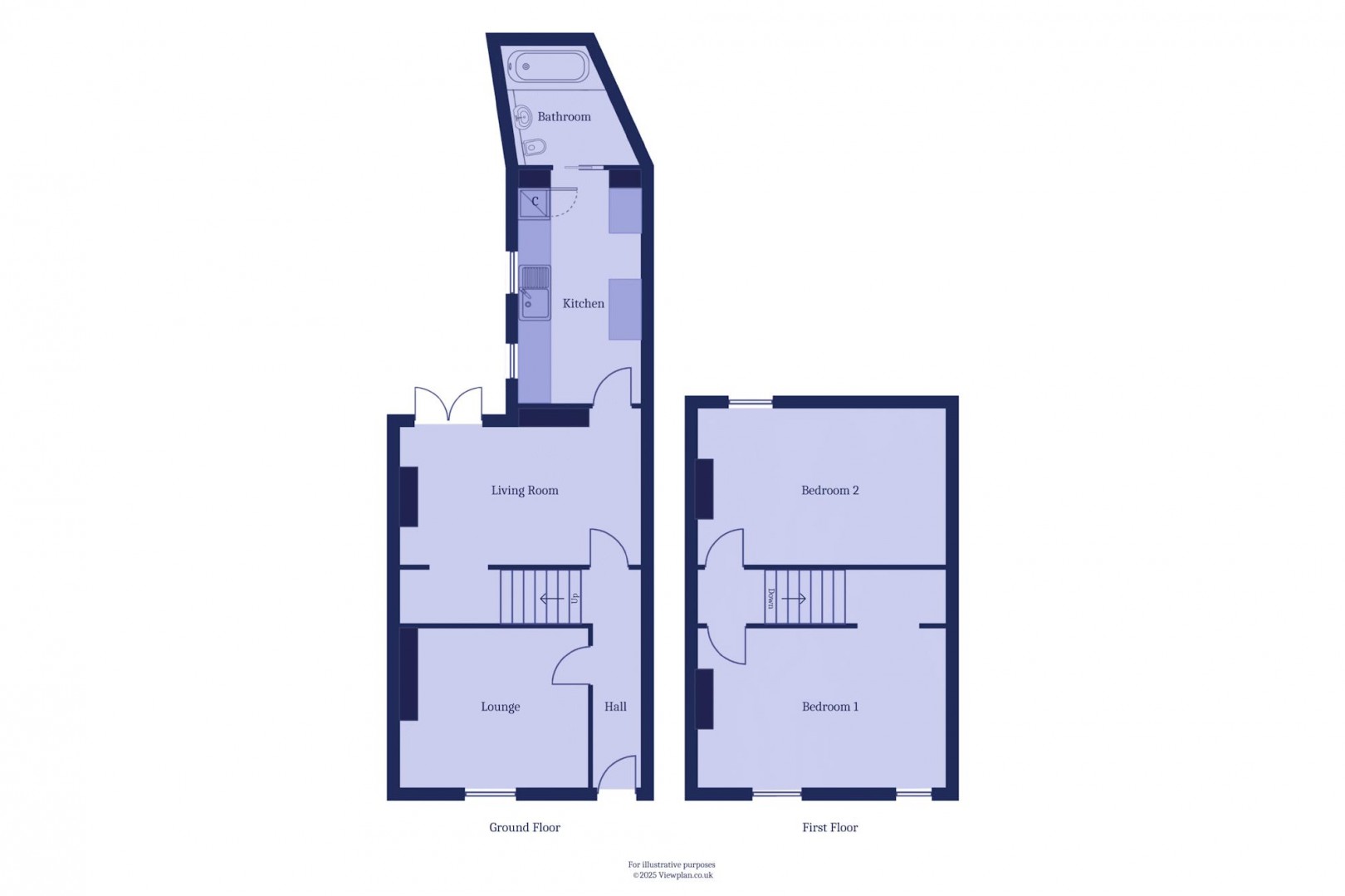 Floorplan for Grove Place, Penarth