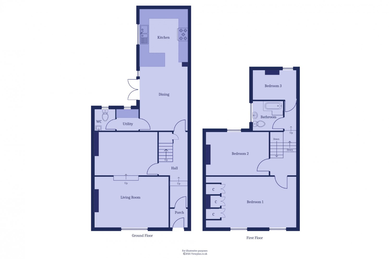 Floorplan for Glebe Street, Penarth