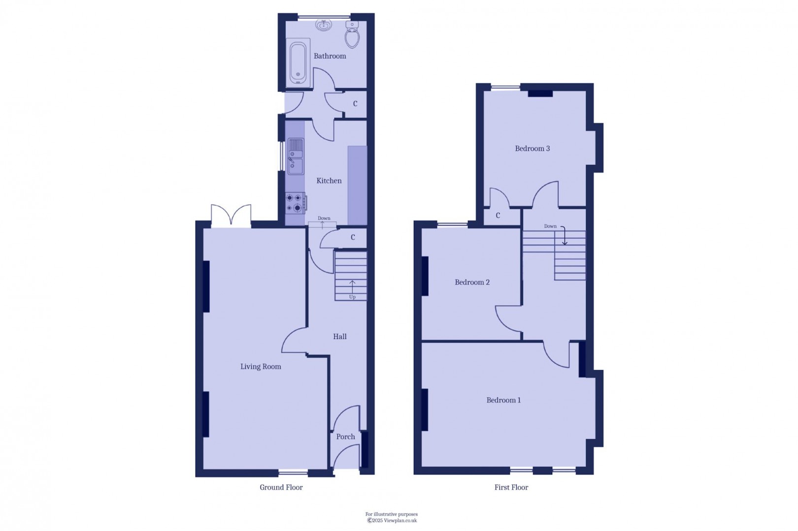 Floorplan for Dock Street, Cogan, Penarth
