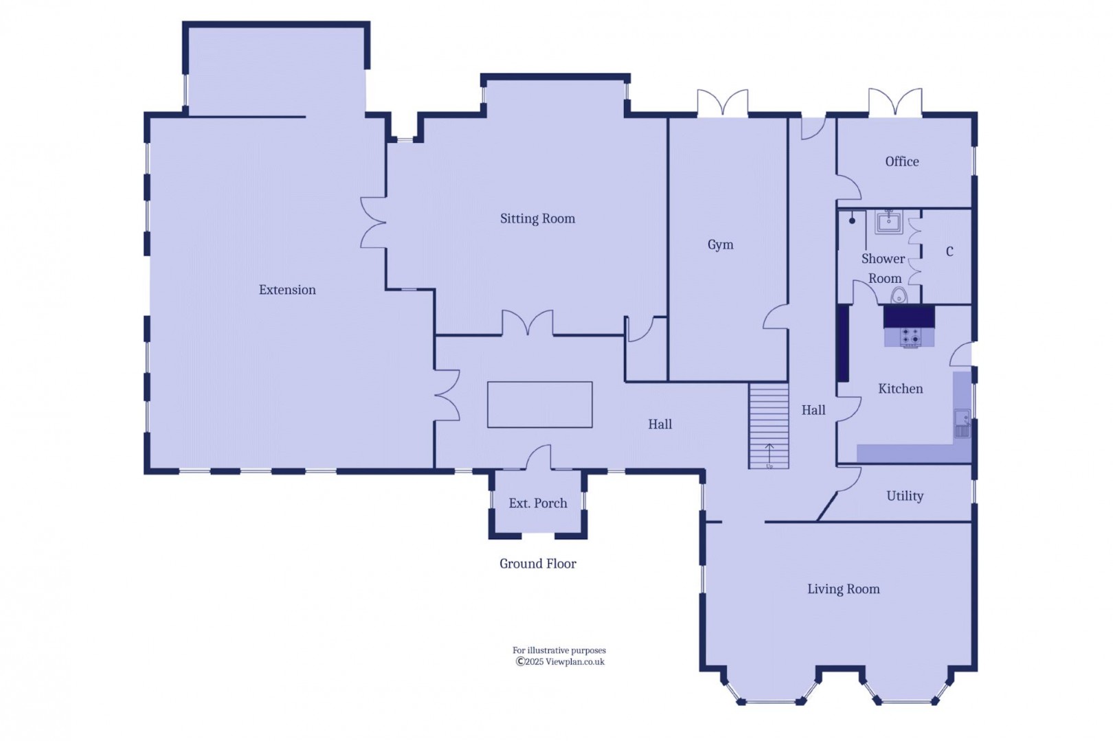 Floorplan for Sully Road, Penarth