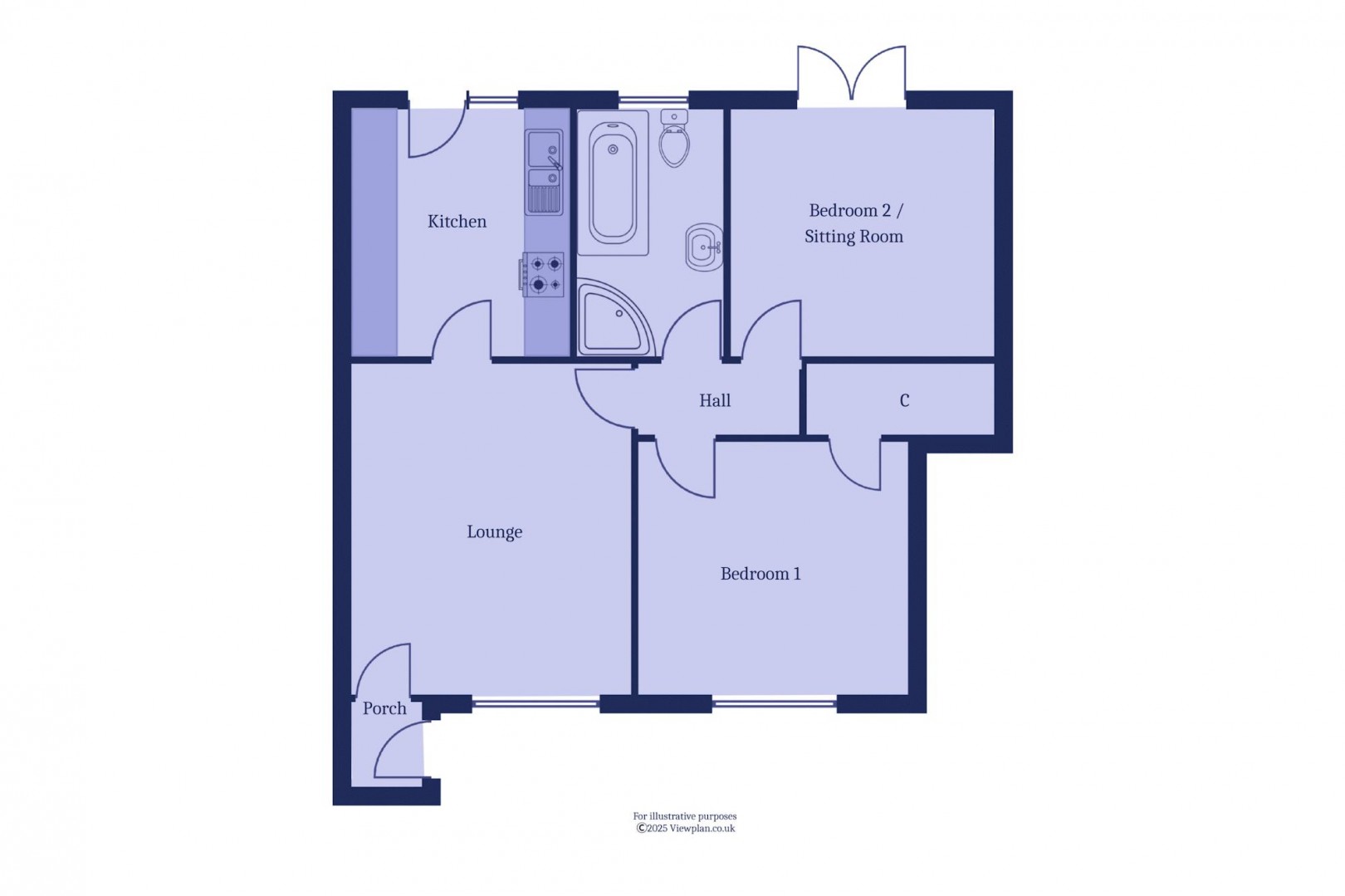 Floorplan for Barberry Rise, Penarth
