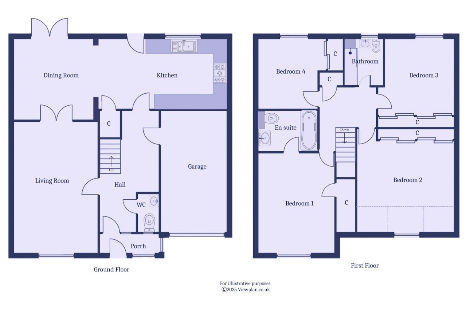 Floorplan for Meadowside, Penarth