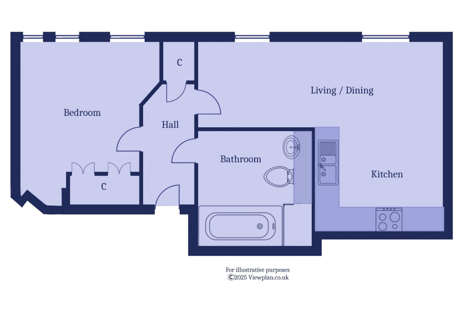 Floorplan for Courtlands, Hayes Point, Sully
