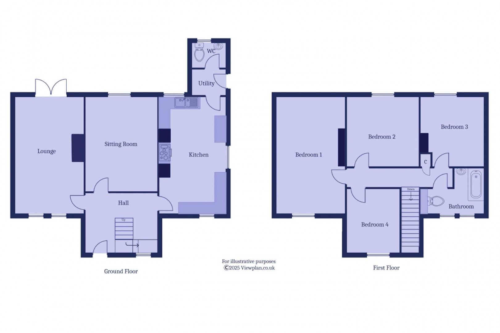 Floorplan for Westbourne Road, Penarth