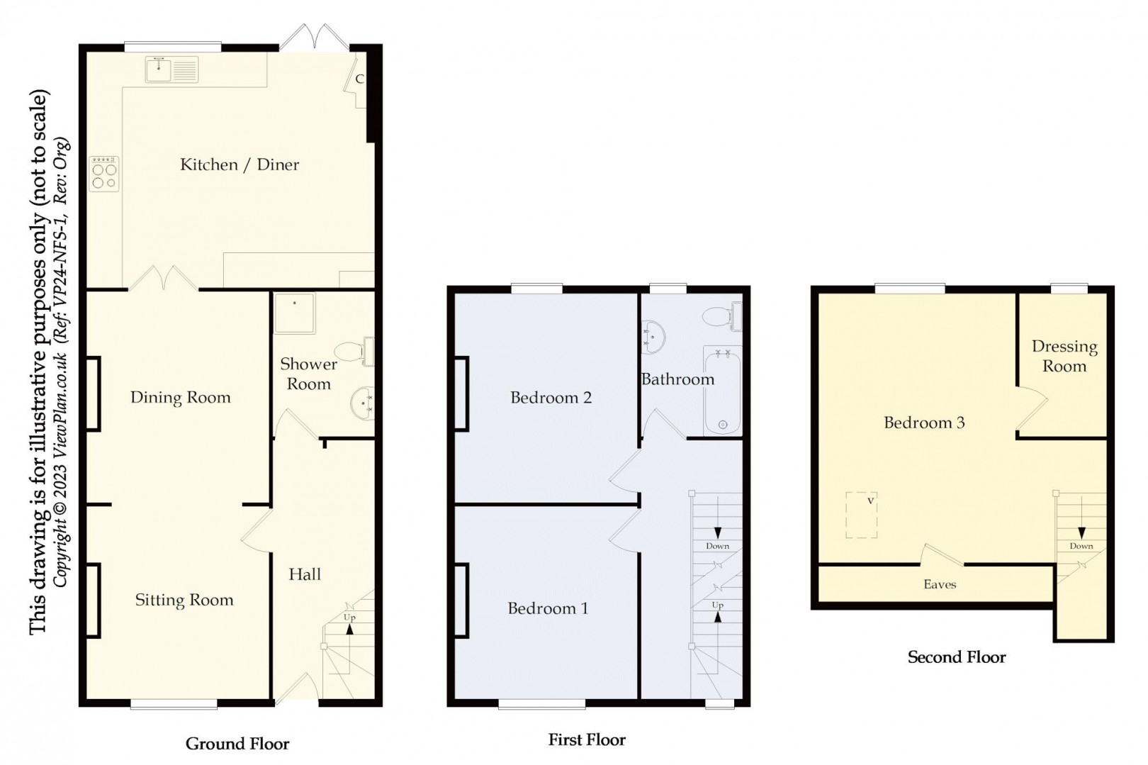 Floorplan for Lavernock Road, Penarth