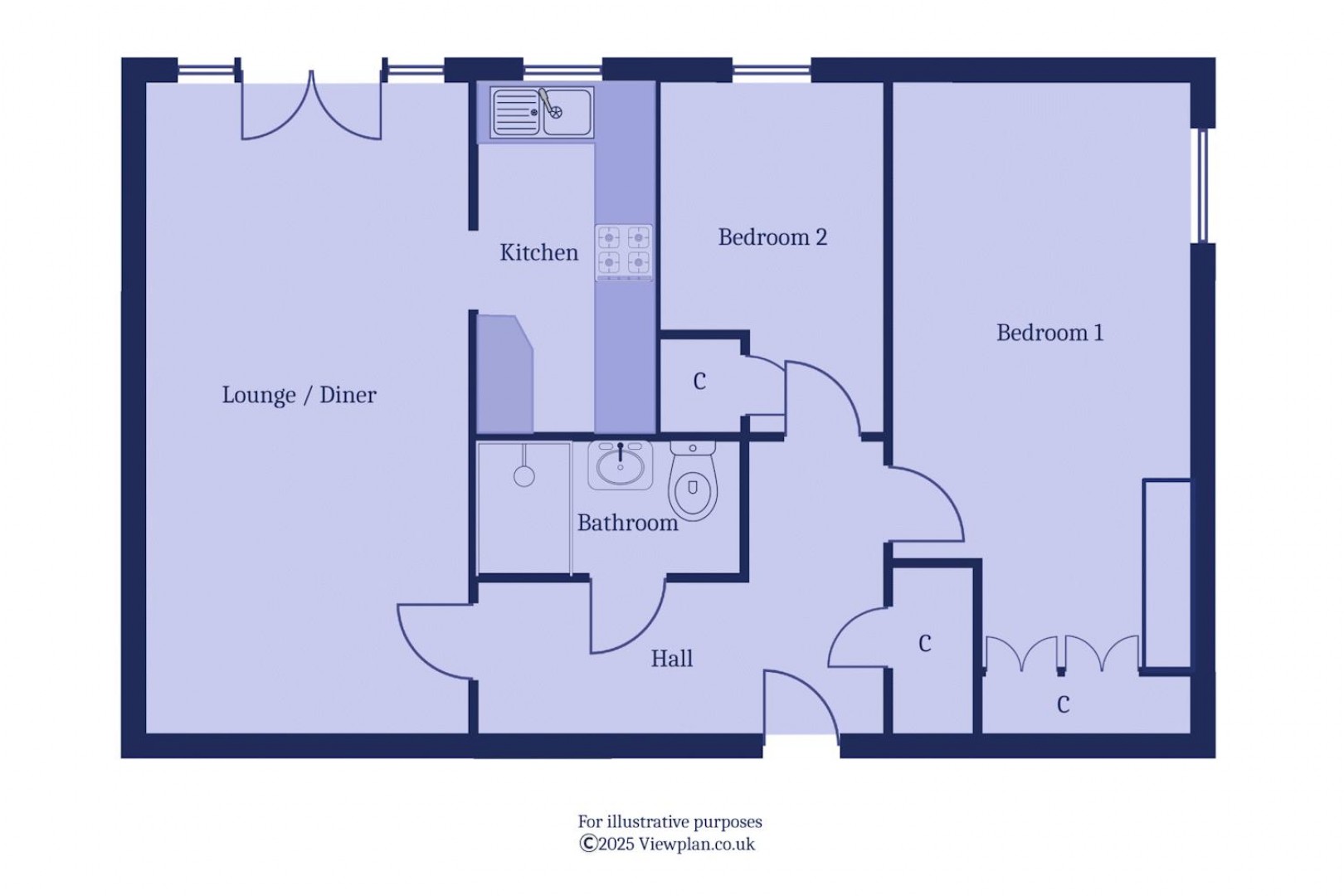 Floorplan for Bridgeman Road, Penarth
