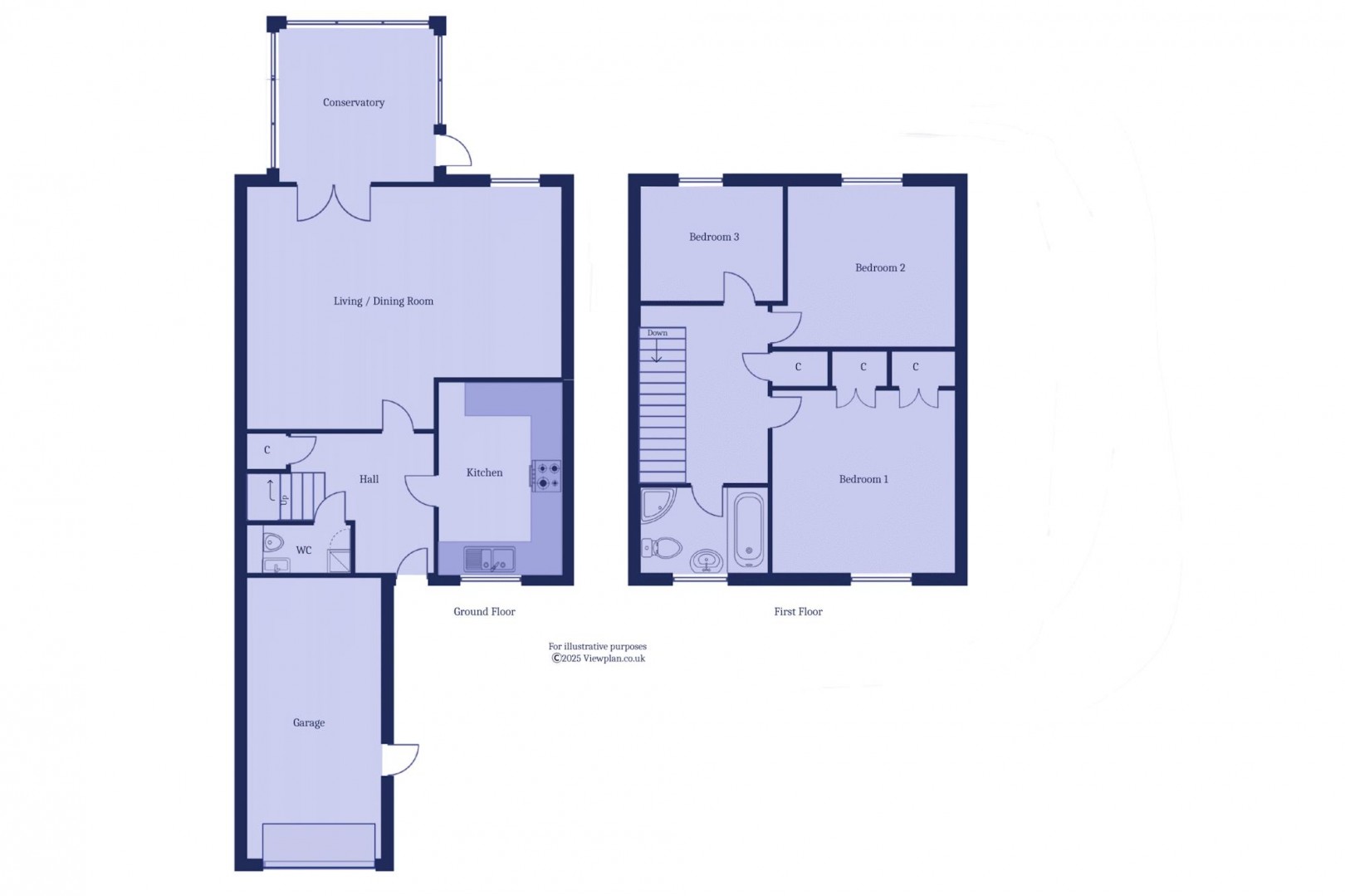 Floorplan for Cae'r Odyn, Dinas Powys
