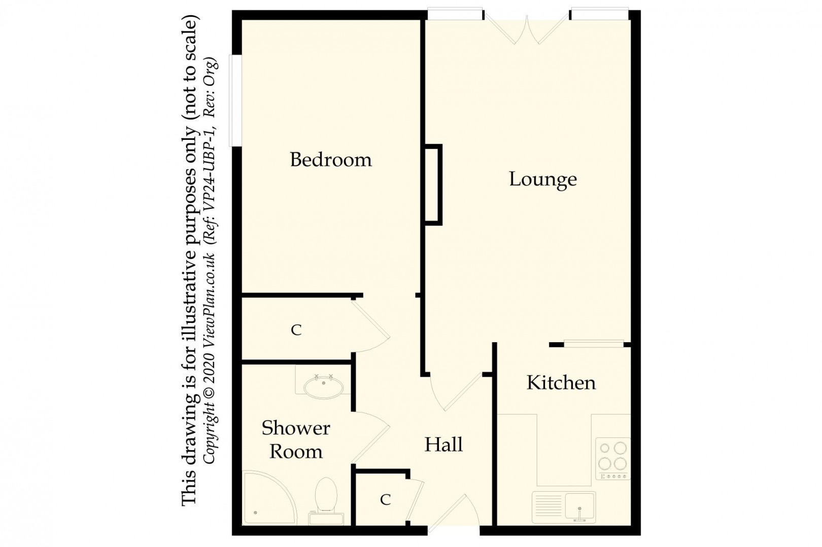 Floorplan for Bridgeman Court, Bridgeman Road, Penarth