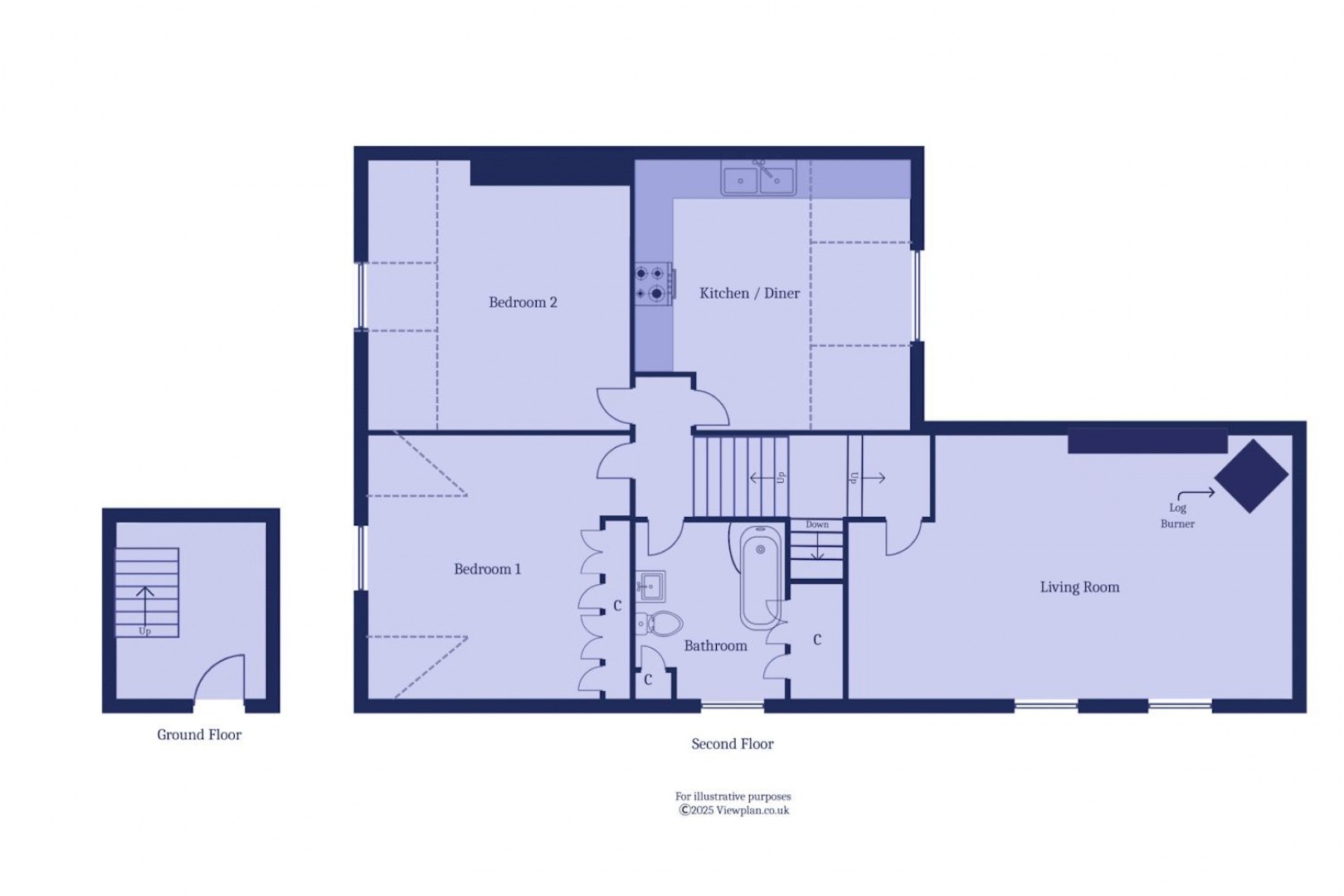 Floorplan for Plymouth Road, Penarth